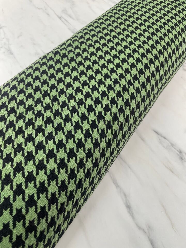 Yeşil Şanel Elbiselik Kumaş