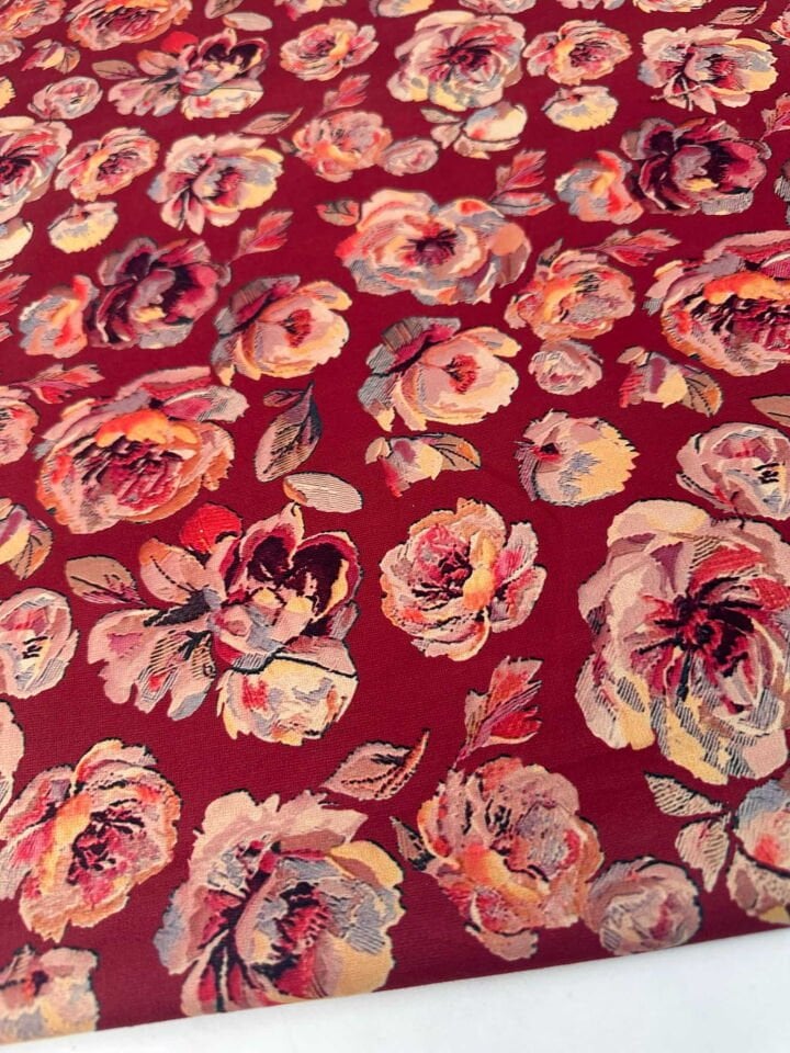 Desenli Windeks Süet Yumuşak Dökümlü Yapıya Sahip