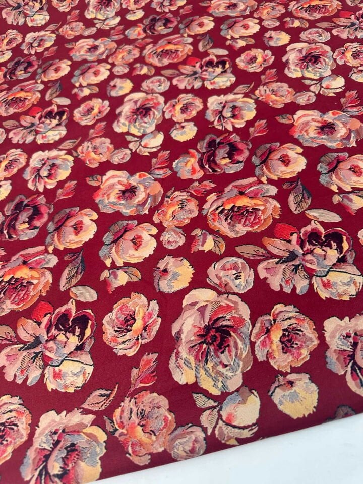 Desenli Windeks Süet Yumuşak Dökümlü Yapıya Sahip