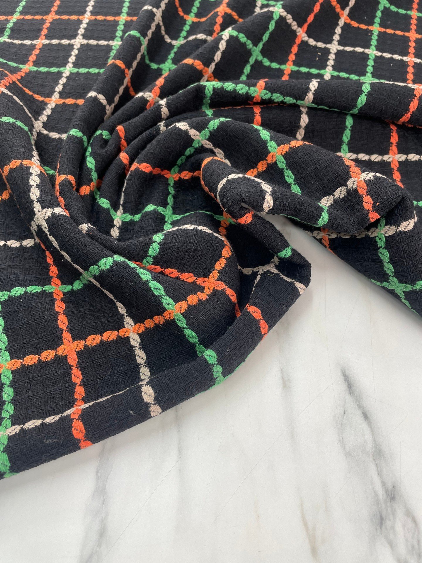 Siyah Şanel Elbiselik Kumaş