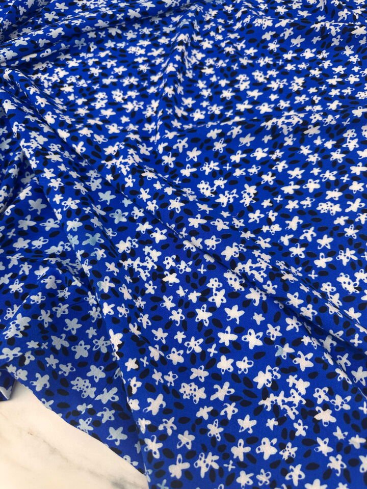 Çiçek Desen Viskon Elbise Etek Gömlek Şalvar