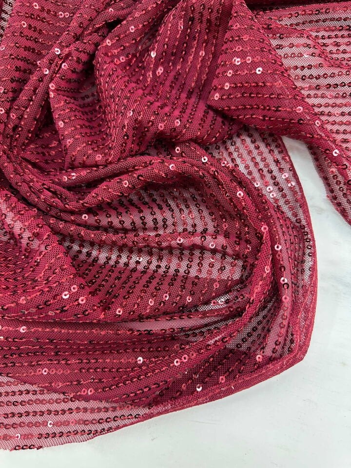 Bordo Zara Payet Elbise Şalvar Abiye