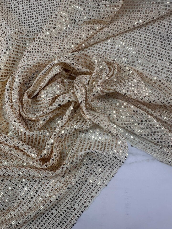 Ten Rengi Zara Payet Elbise Etek Şalvar Abiye