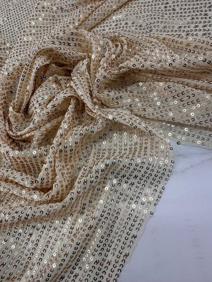 Ten Rengi Zara Payet Elbise Etek Şalvar Abiye