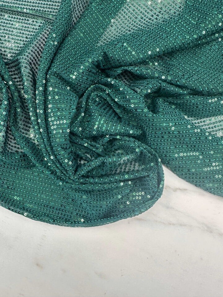 Yeşil Zara Payet Elbise Şalvar Abiye