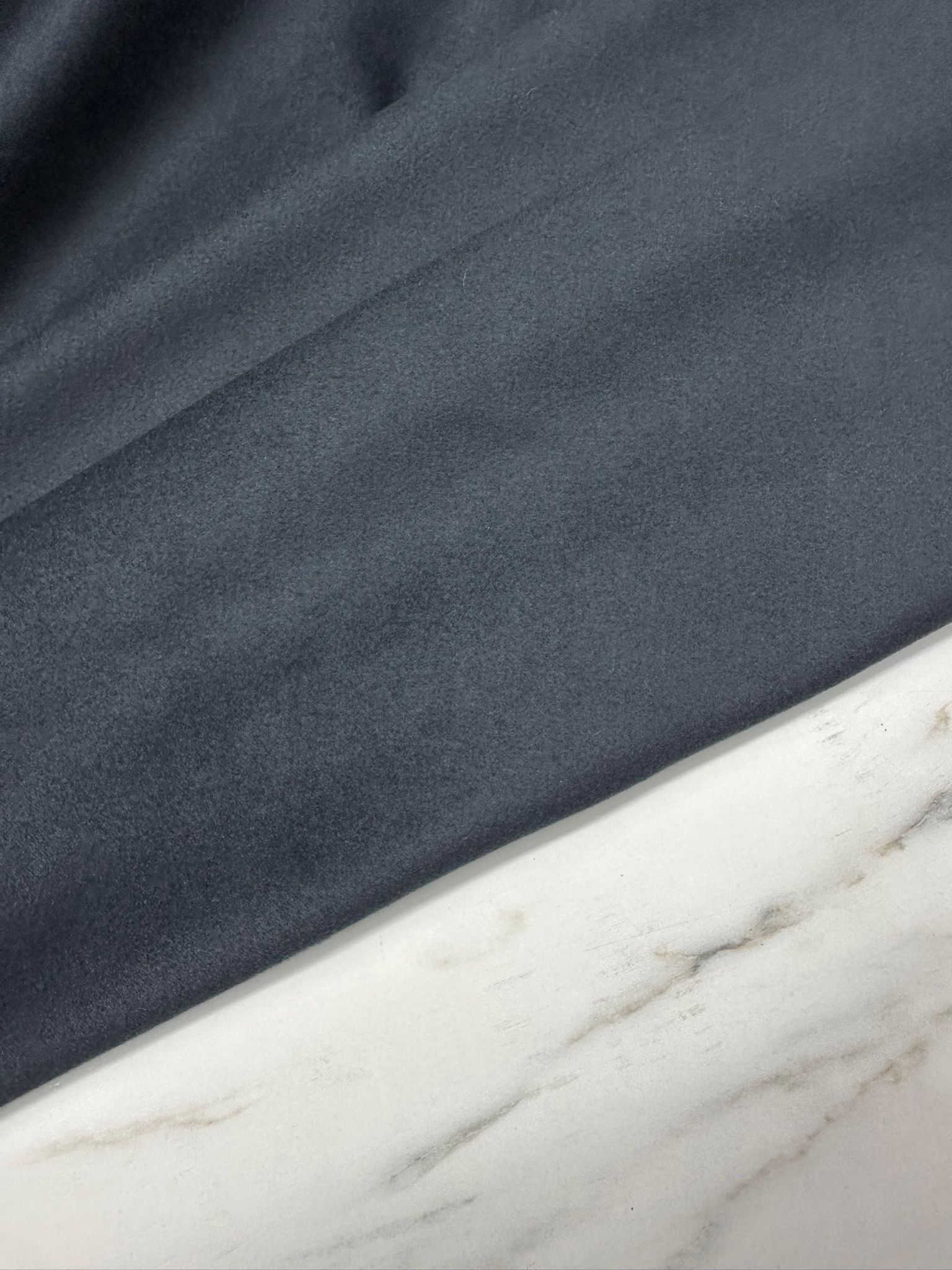 Koyu Kül Yeşili Kaşmir Kumaş Etek Ceket Kaban