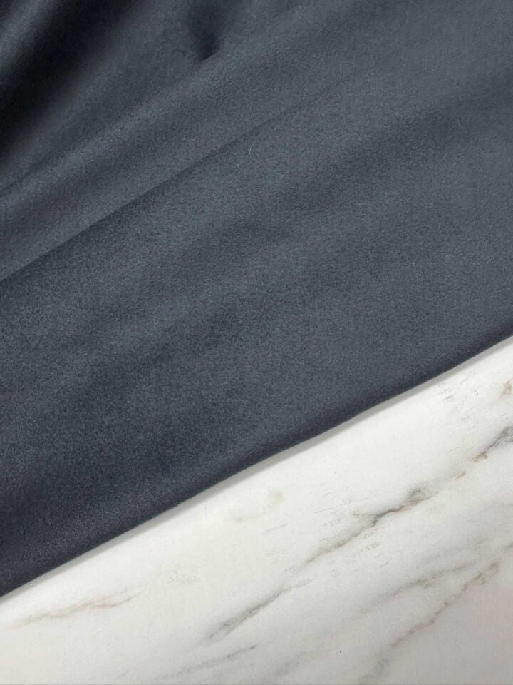 Koyu Kül Yeşili Kaşmir Kumaş Etek Ceket Kaban