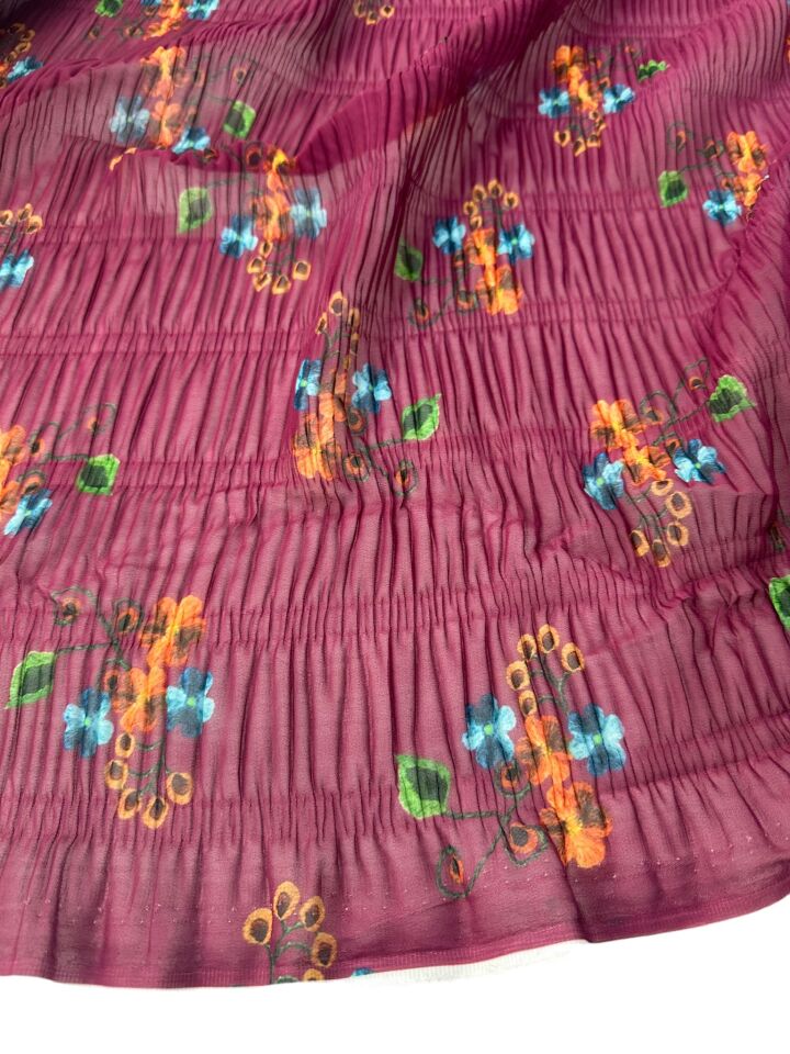 Zeo Desen Ebiselik Eteklik Gofre Kumaş