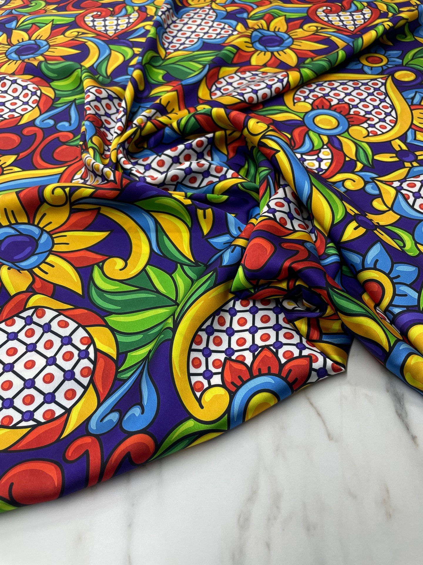 Antona Desen Elbiselik Gömleklik Tivil Saten Kumaş