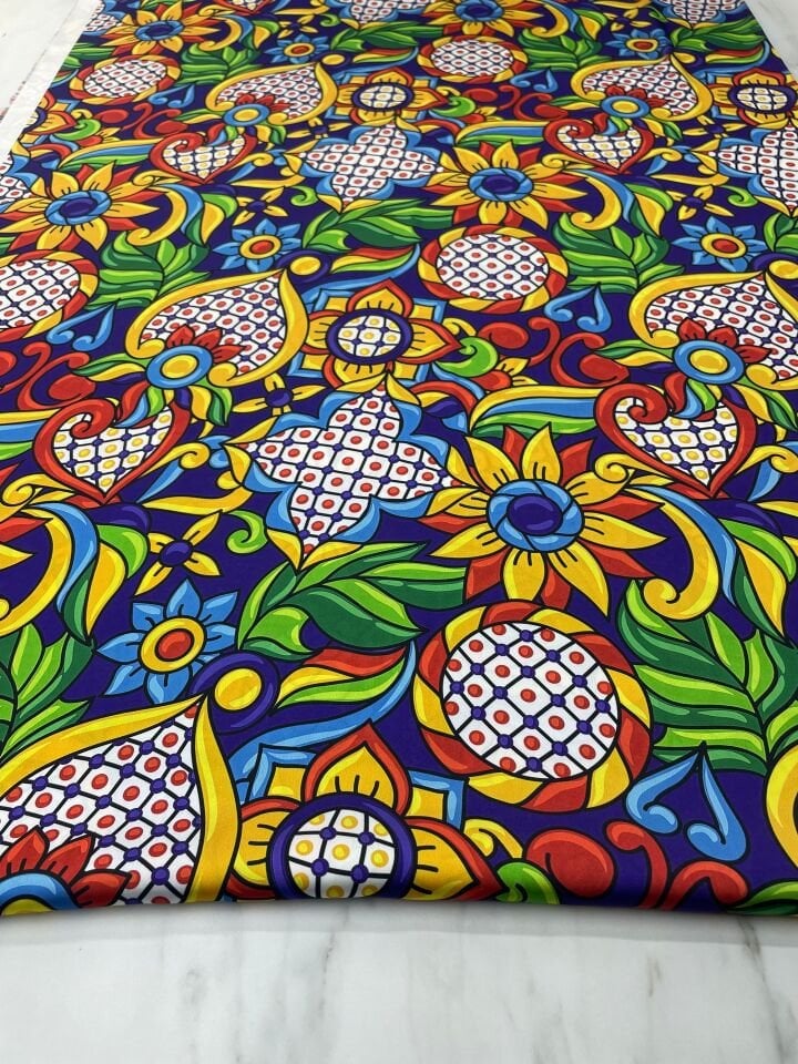 Antona Desen Elbiselik Gömleklik Tivil Saten Kumaş