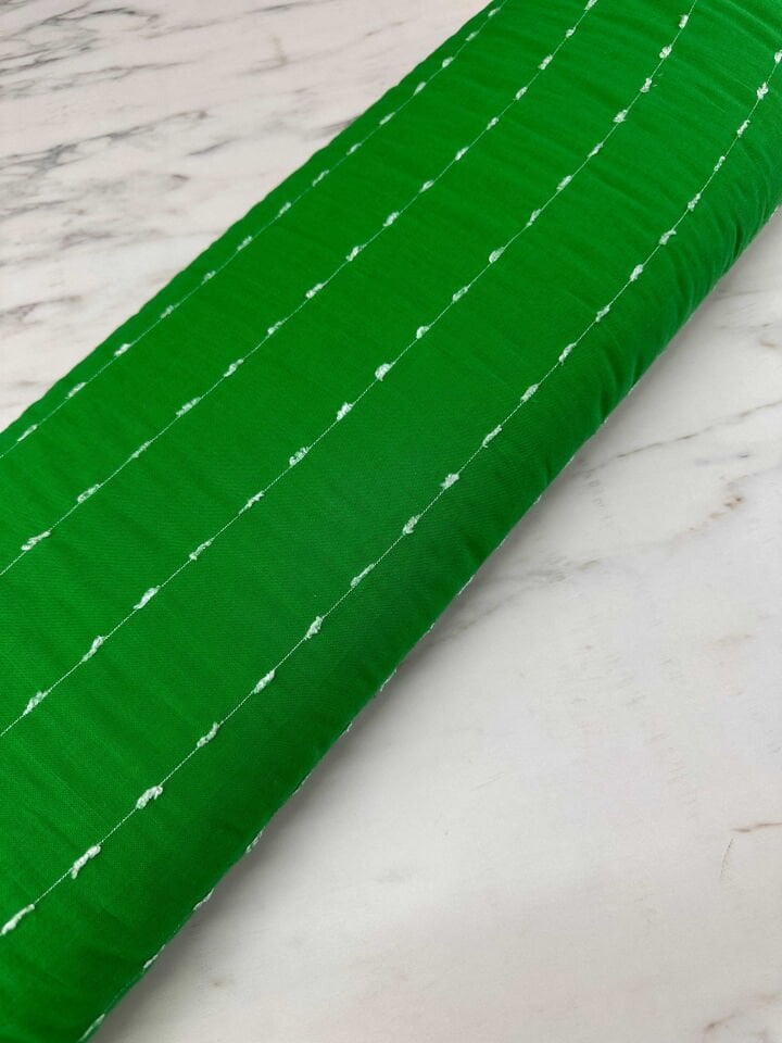 Yeşil Yüzde Yüz Pamuklu Elbise Etek Gömlek Tunik