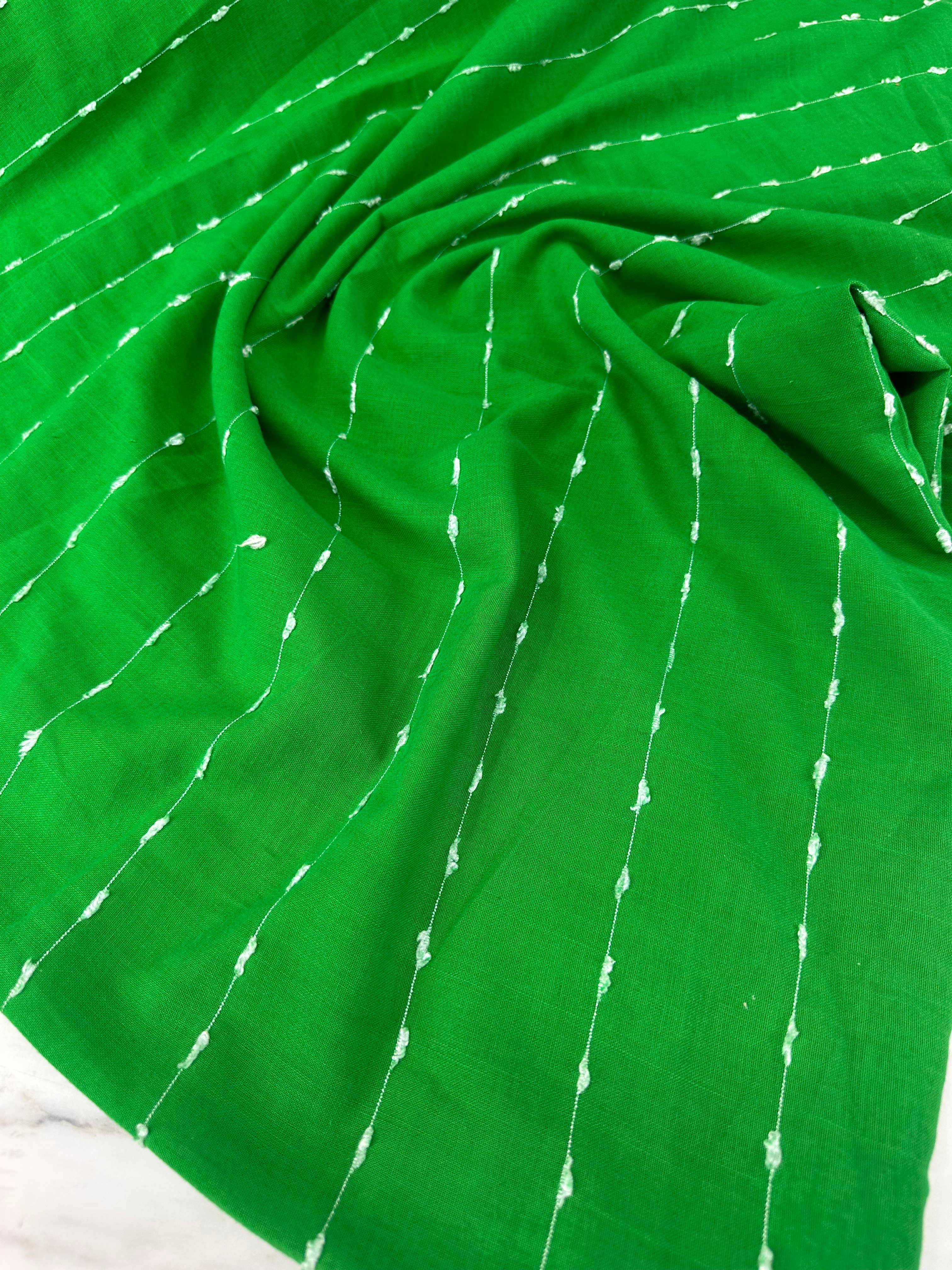 Yeşil Yüzde Yüz Pamuklu Elbise Etek Gömlek Tunik