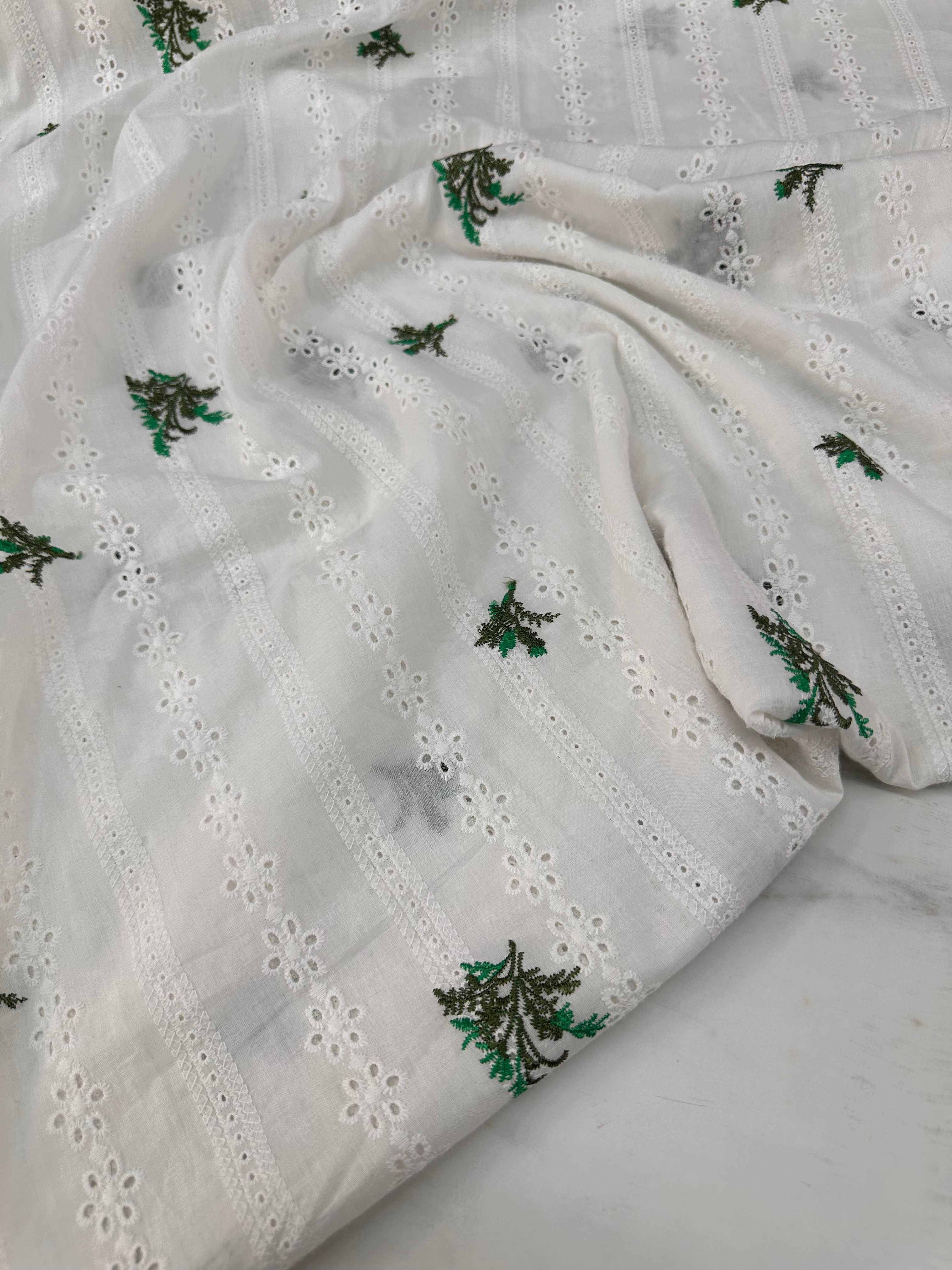 İşlemeli Nakışlı Pamuk Fisto Elbise Tunik Etek