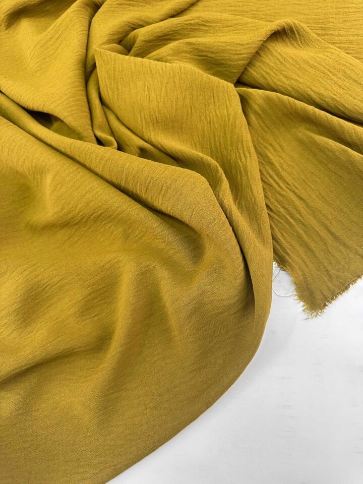 Yag Yeşili Ayrobin Krep Elbise Etek Pantolon Abaya