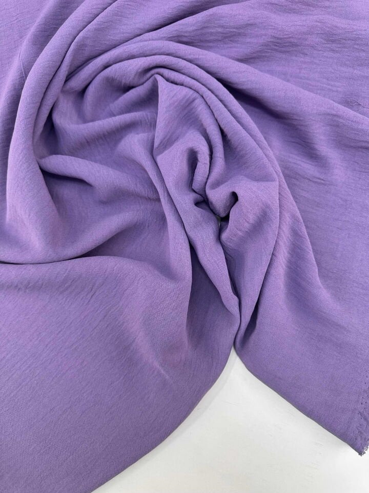 Lila Rengi Ayrobin Krep Elbise Etek Gömlek Pantolon