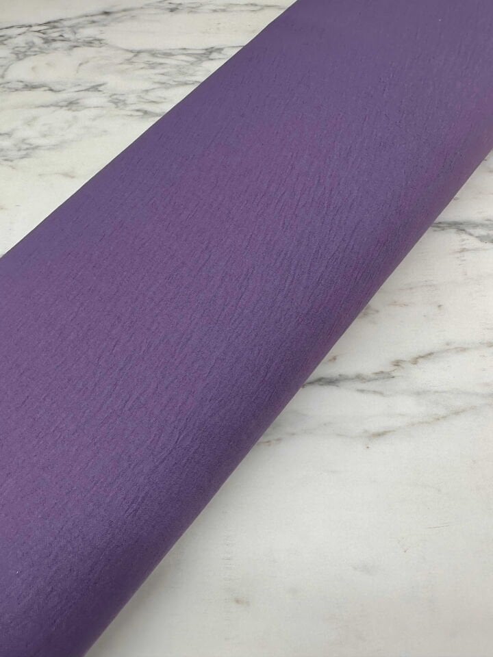 Lila Rengi Ayrobin Krep Elbise Etek Gömlek Pantolon