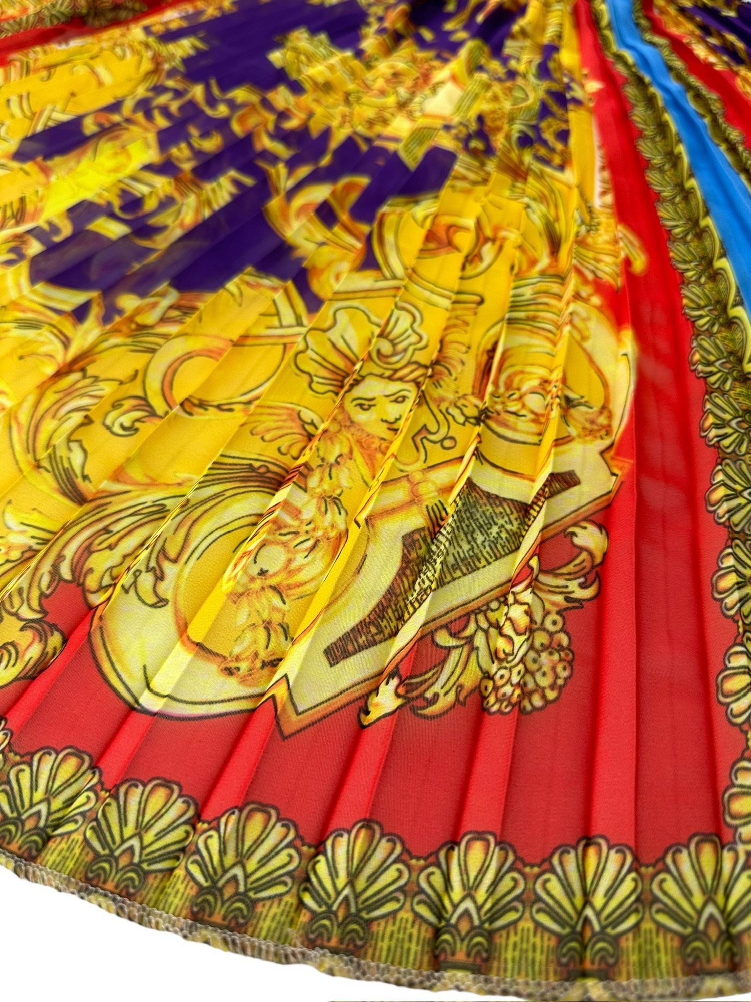 Verona Desen Ebiselik Eteklik Pilise Şifon Kumaş