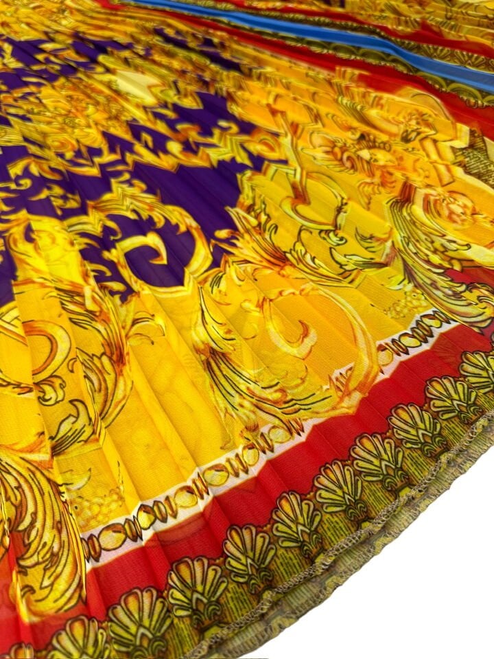 Verona Desen Ebiselik Eteklik Pilise Şifon Kumaş