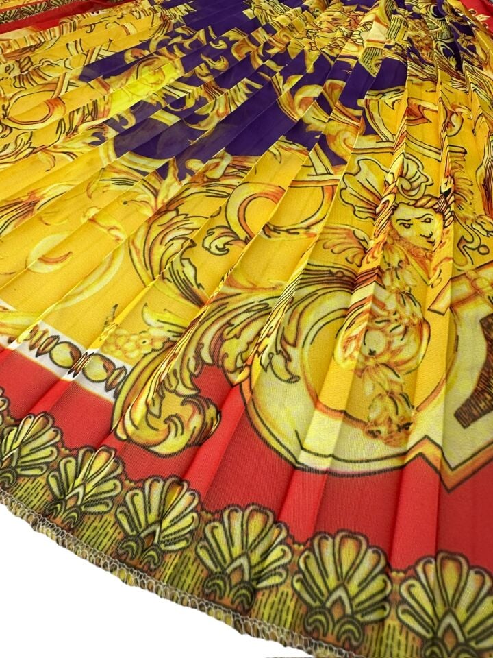 Verona Desen Ebiselik Eteklik Pilise Şifon Kumaş