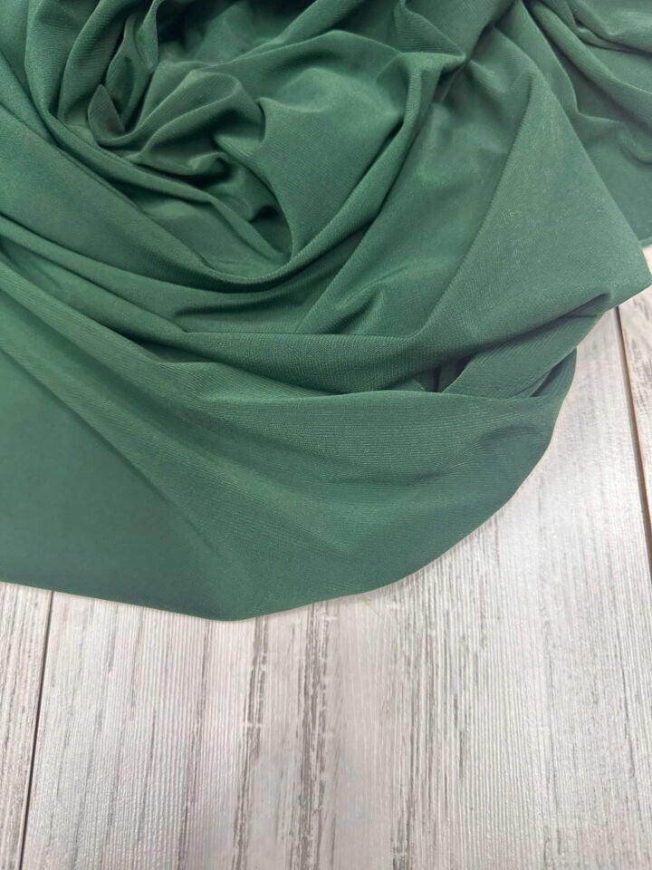 Zümrüt Yeşili En Boy Likralı Jarse Kumaş