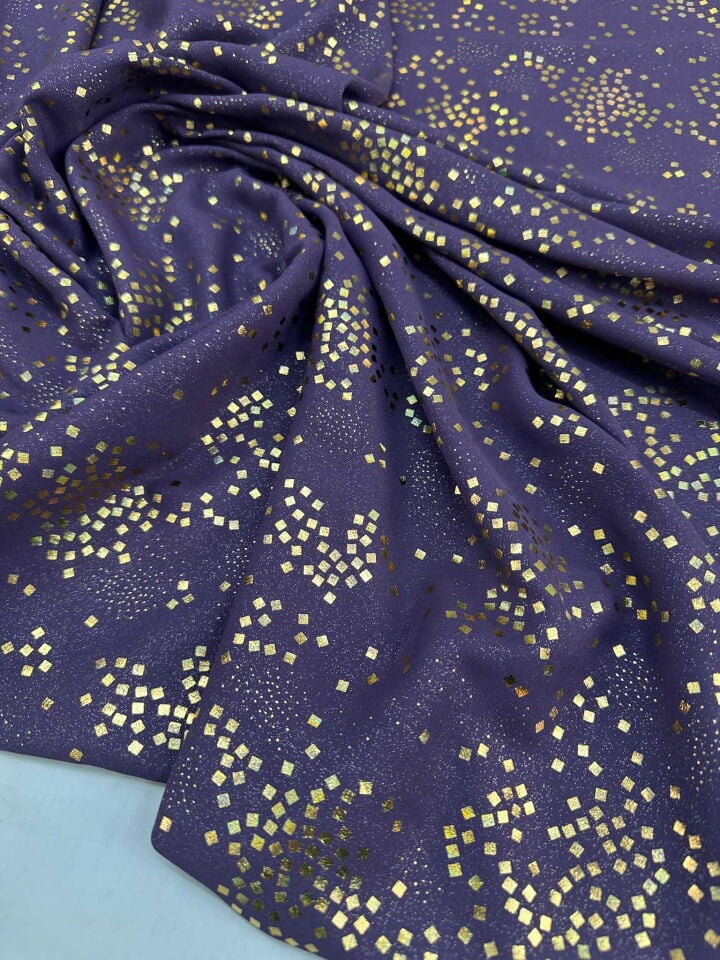 Özel Ürün Kesme Varak Krep Göz Alıcı Desen