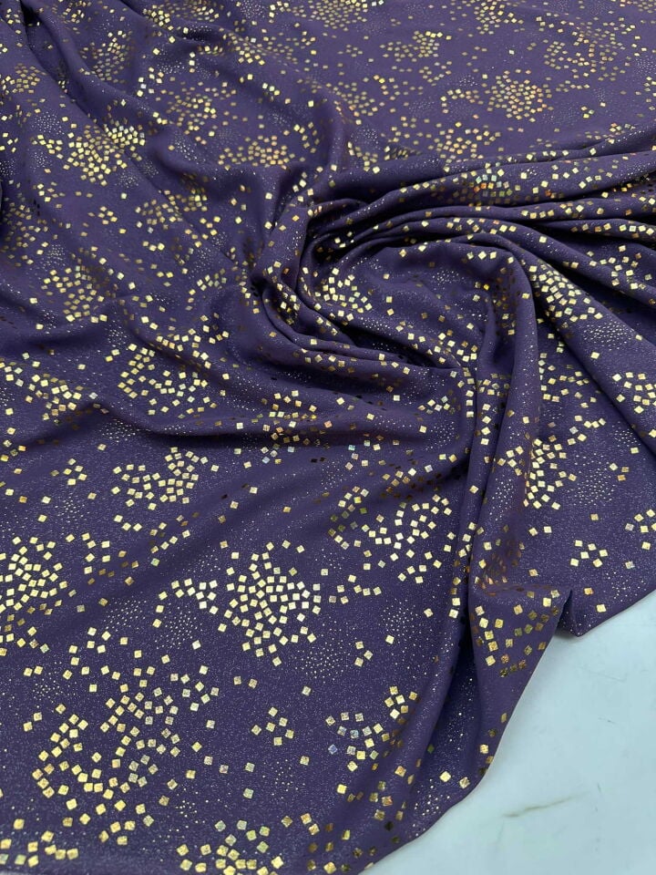 Özel Ürün Kesme Varak Krep Göz Alıcı Desen