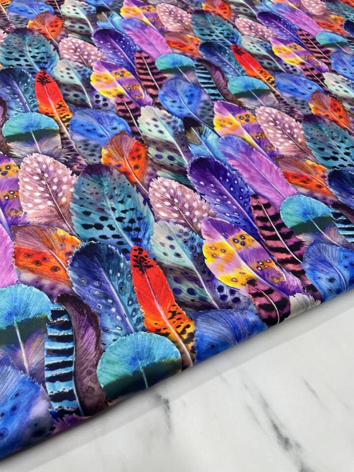 Tüy Desen Elbiselik Gömleklik Tivil Saten Kumaş