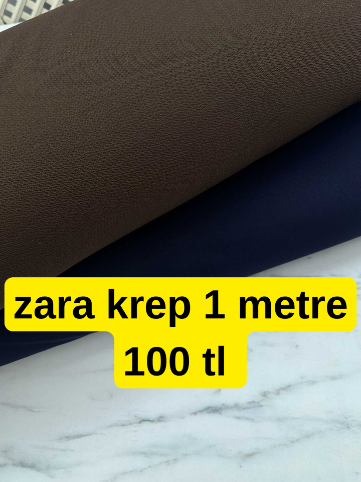 Zara Krep En Boy Likralı Yumuşak Dökümlü
