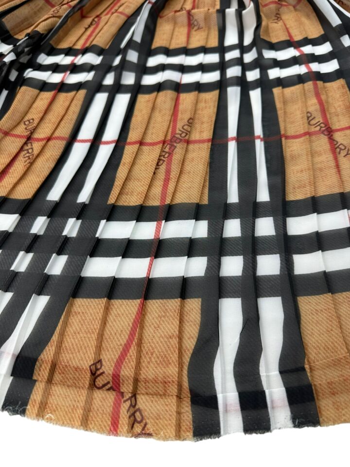 Ekose Desen Ebiselik Eteklik Pilise Şifon Kumaş