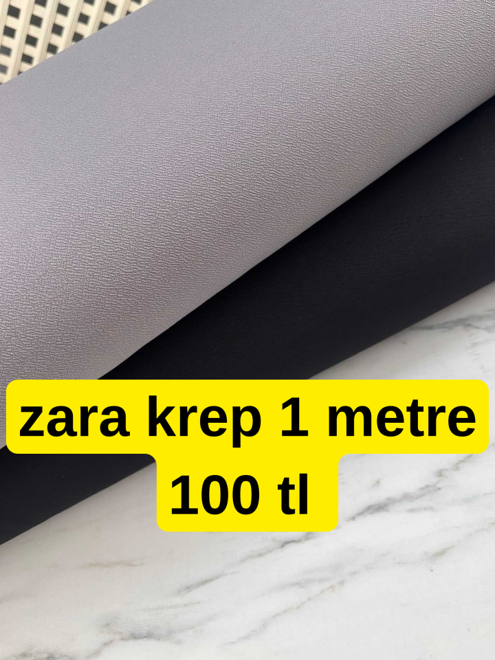 Zara Krep En Boy Likralı Yumuşak Dökümlü
