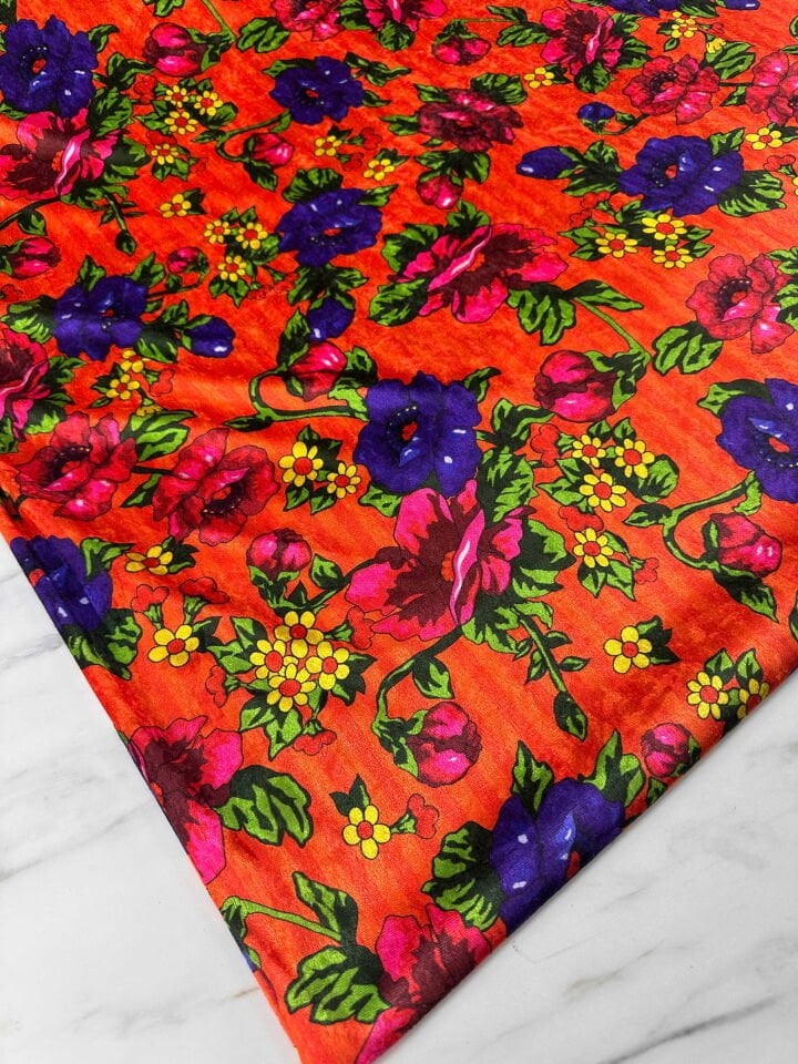 Türkmen Desen İnce Kadife Elbise Etek Gömlek Şalvar