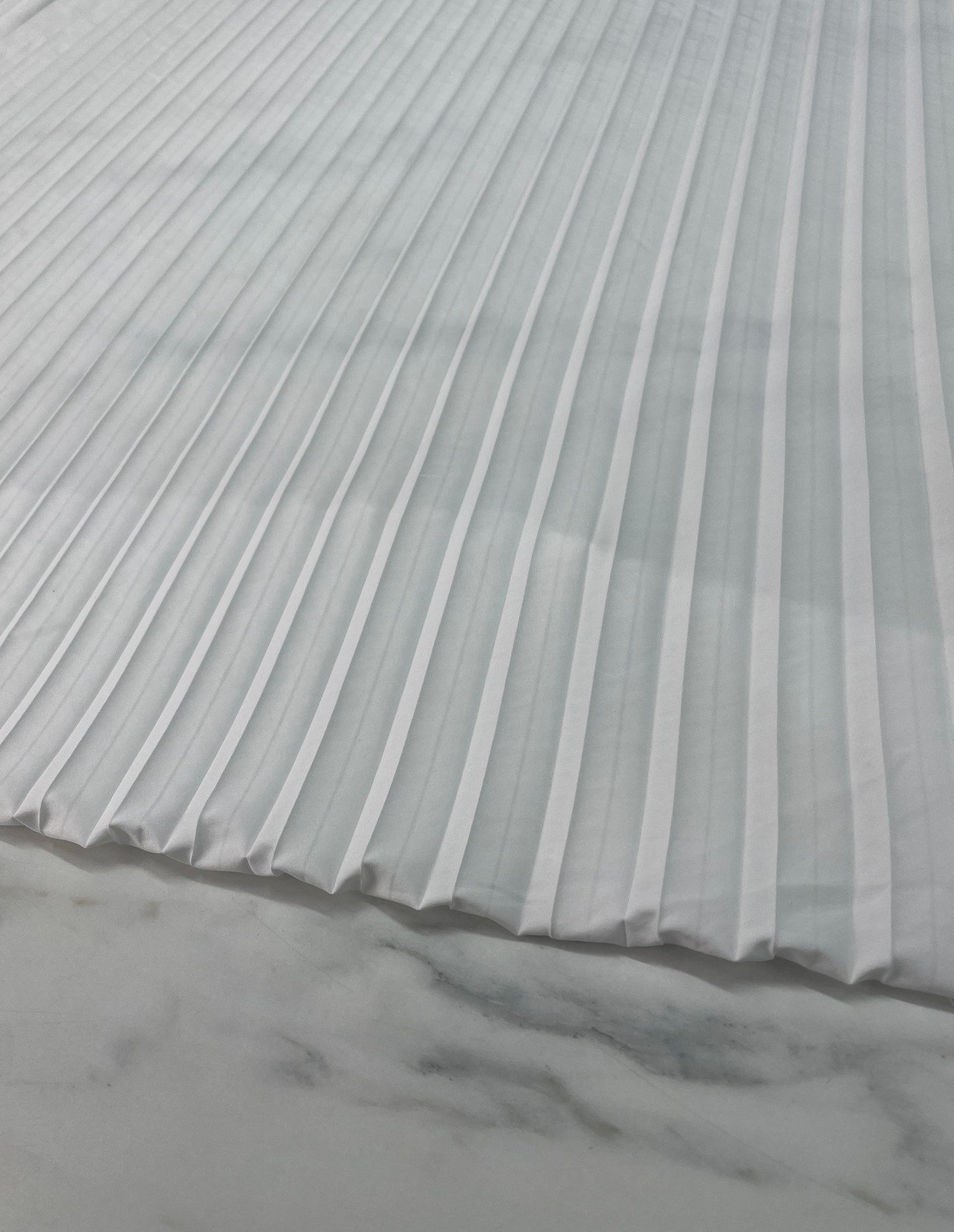 Beyaz Ebiselik Eteklik Pilise Şifon Kumaş