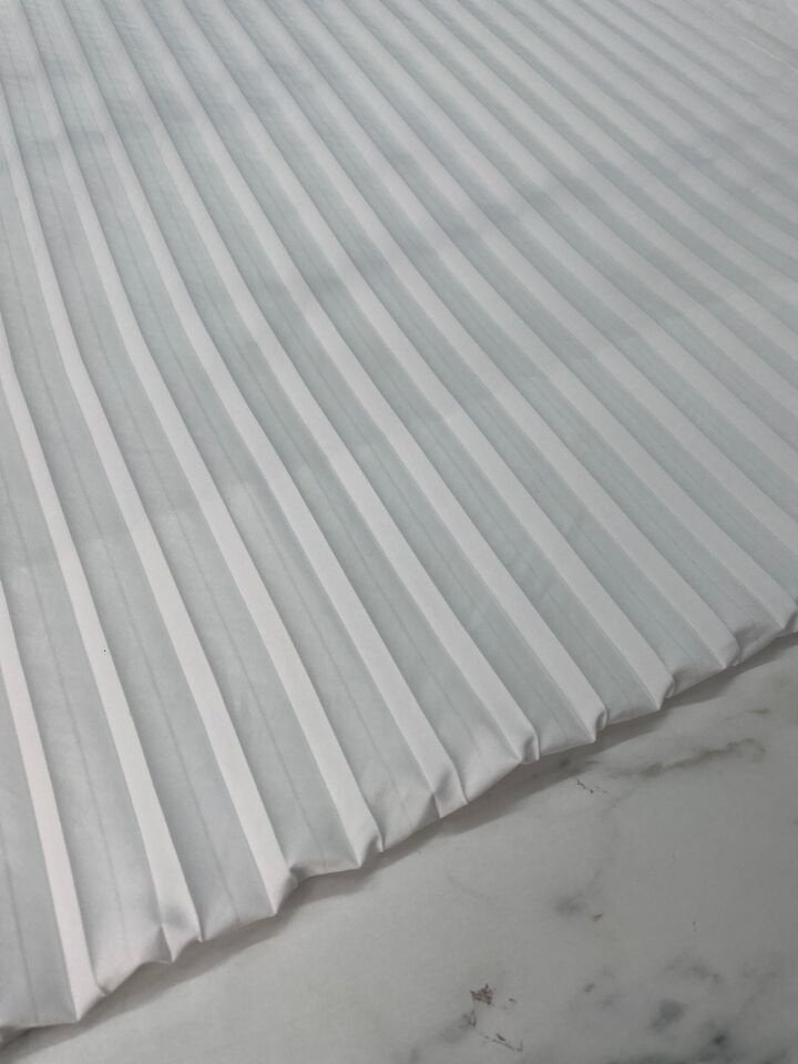 Beyaz Ebiselik Eteklik Pilise Şifon Kumaş