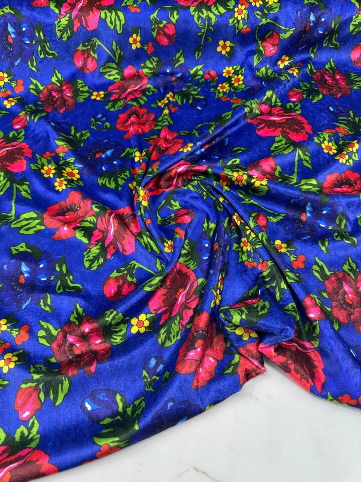 Türkmen Desen İnce Kadife Elbise Etek Bluz Şalvar