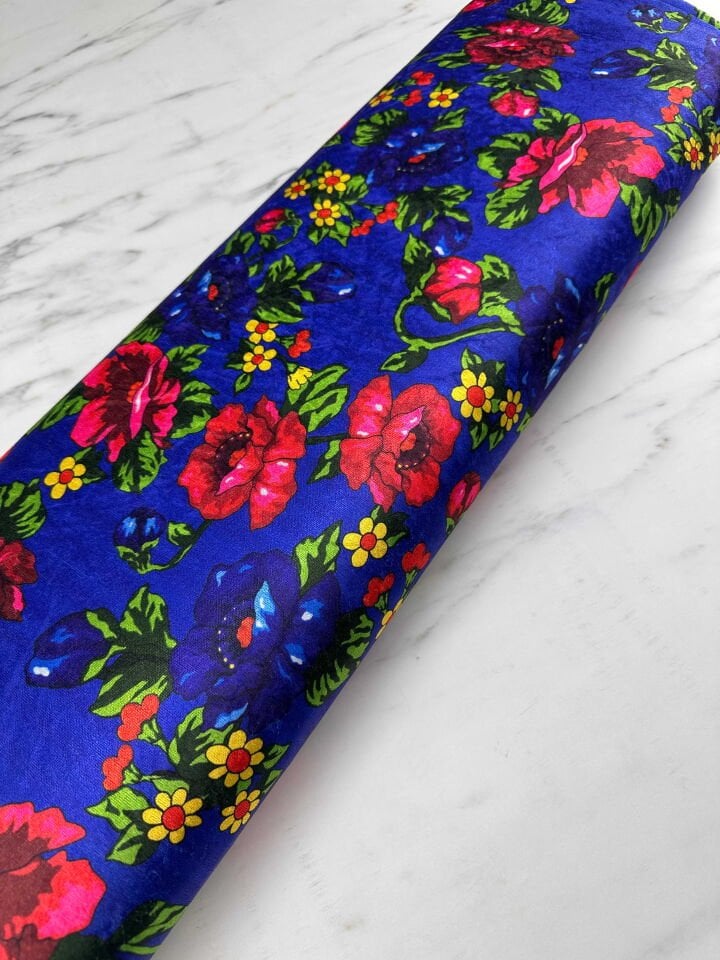 Türkmen Desen İnce Kadife Elbise Etek Bluz Şalvar