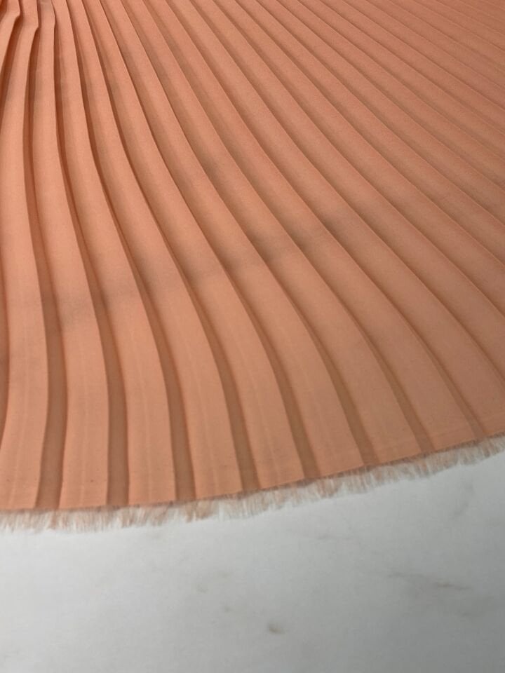 Somon Ebiselik Eteklik Pilise Şifon Kumaş