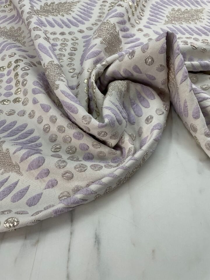 Groningen Desen Elbiselik Brokar Kumaş