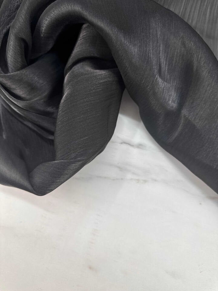 Pırıltı Şifon Krep Kumaş Işıltı Elbise Gömlek Abiye Elbise