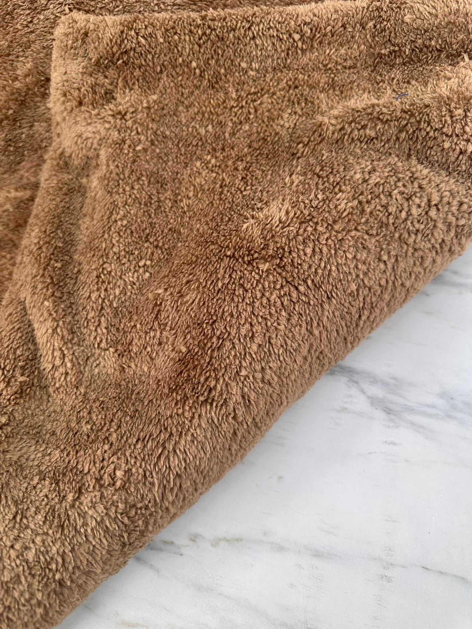 Kahfe Renk Çift Taraflı Welsof En 1.80