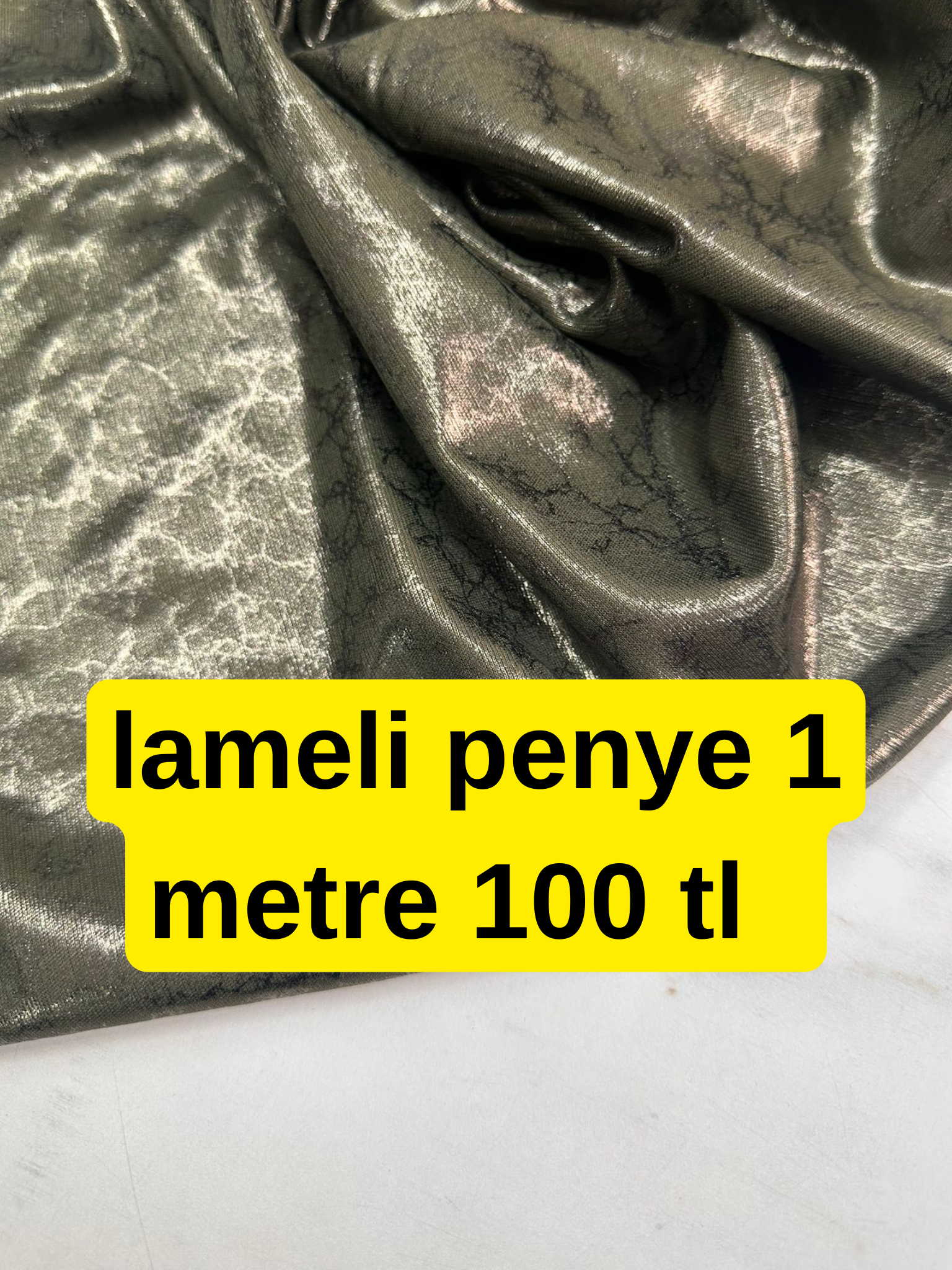 Lameli Likralı penye Yumuşak Dökümlü