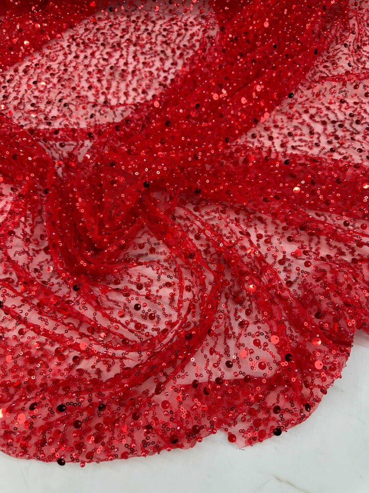 Fantazi Ürün Kırmızı Analı Kızlı Boncuk İşleme