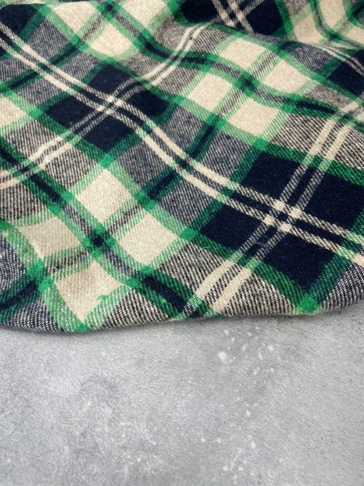 Yeşil Ekose Oduncu Desen Elbiselik Gömleklik Kumaş