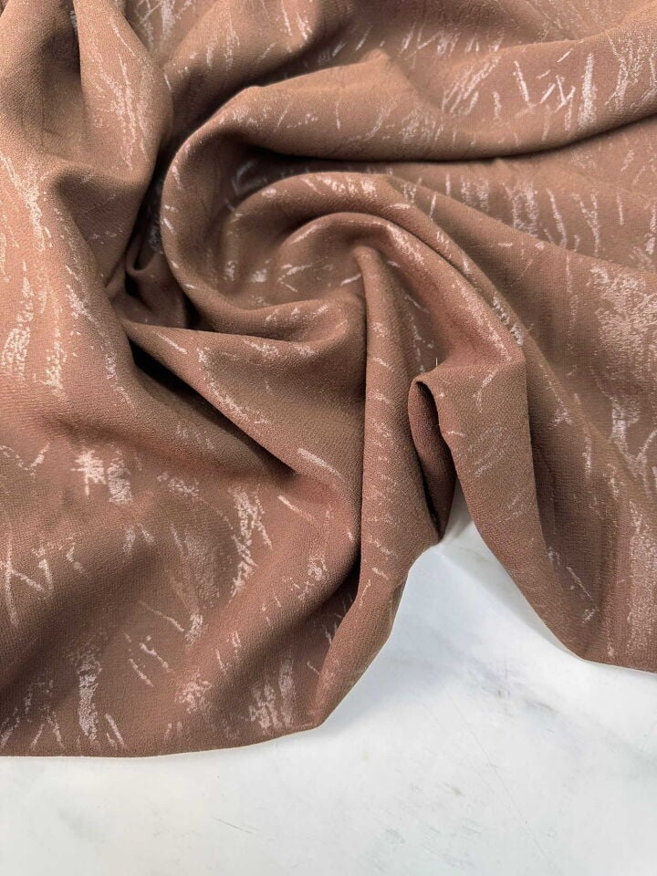 Fantazi Ürün Kahfe Yakma Rubi Krep Dökümlü Yumuşak