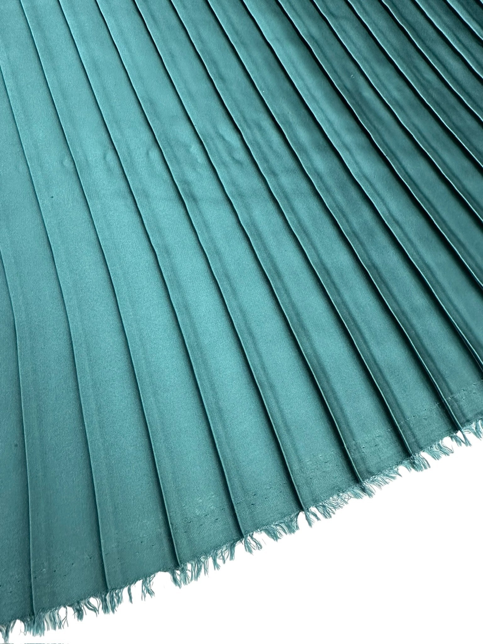 Yeşil Ebiselik Eteklik Pilise Şifon Kumaş