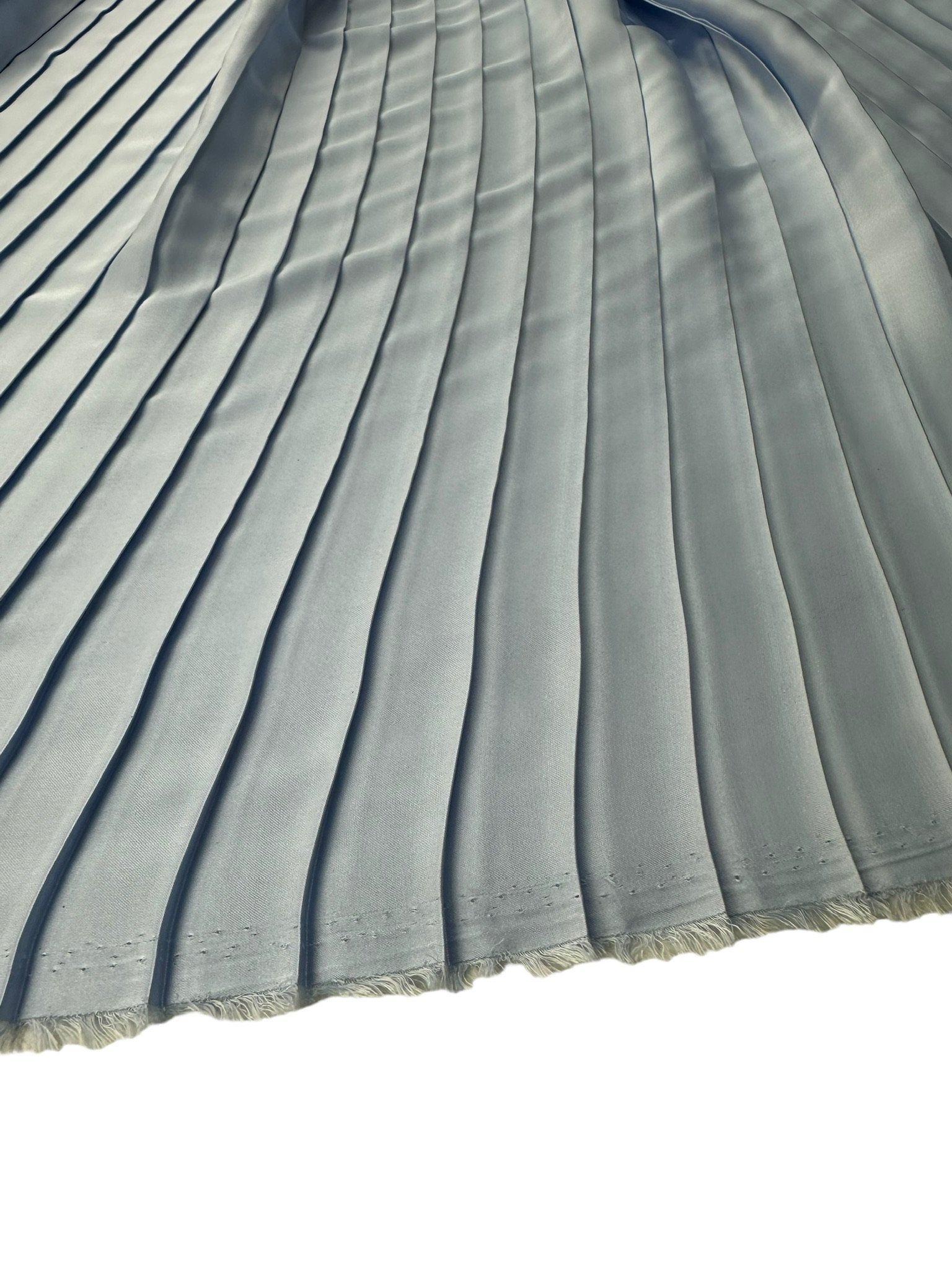 Gri Ebiselik Eteklik Pilise Şifon Kumaş