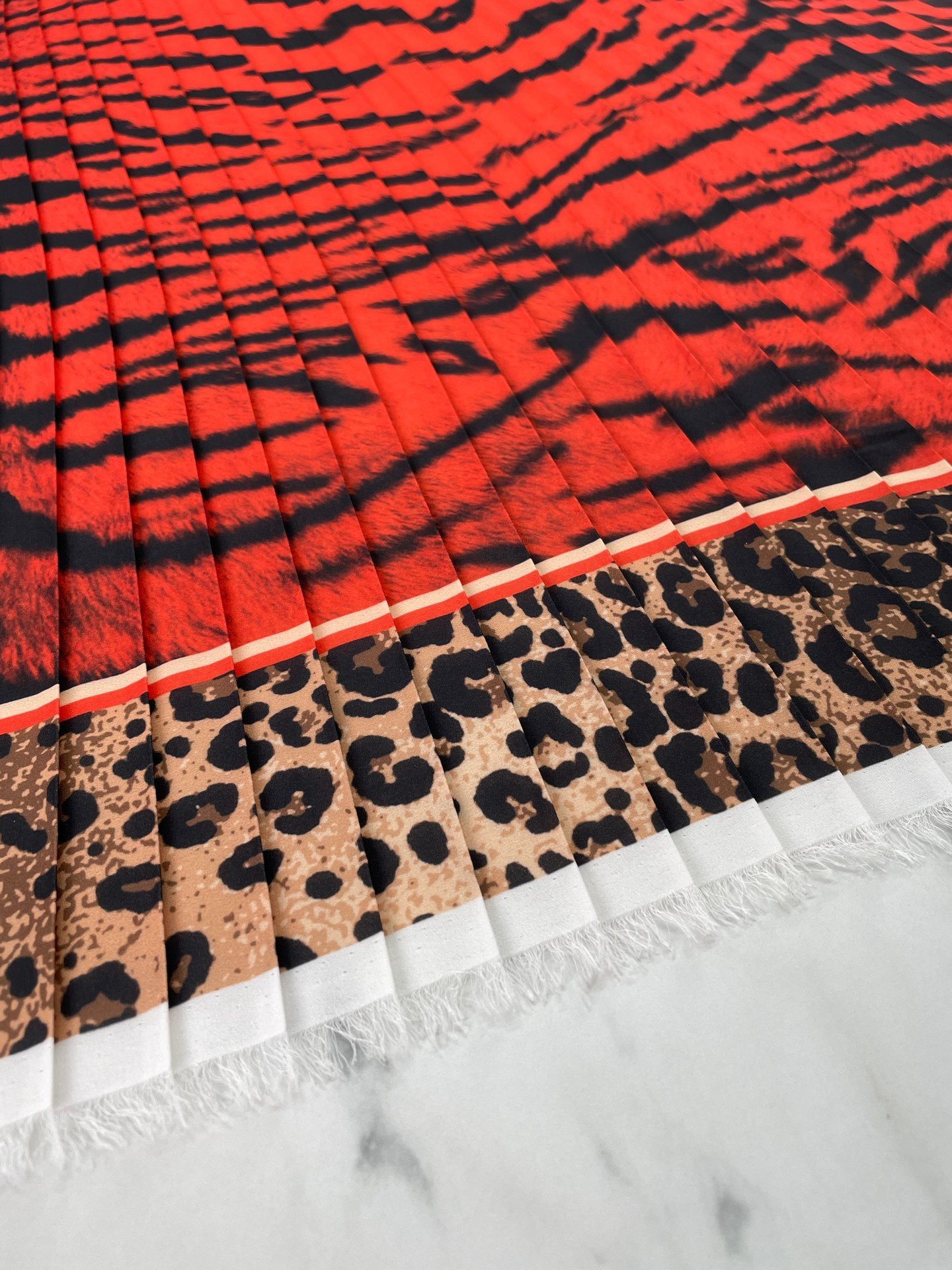 Zepar Desen Ebiselik Eteklik Pilise Şifon Kumaş