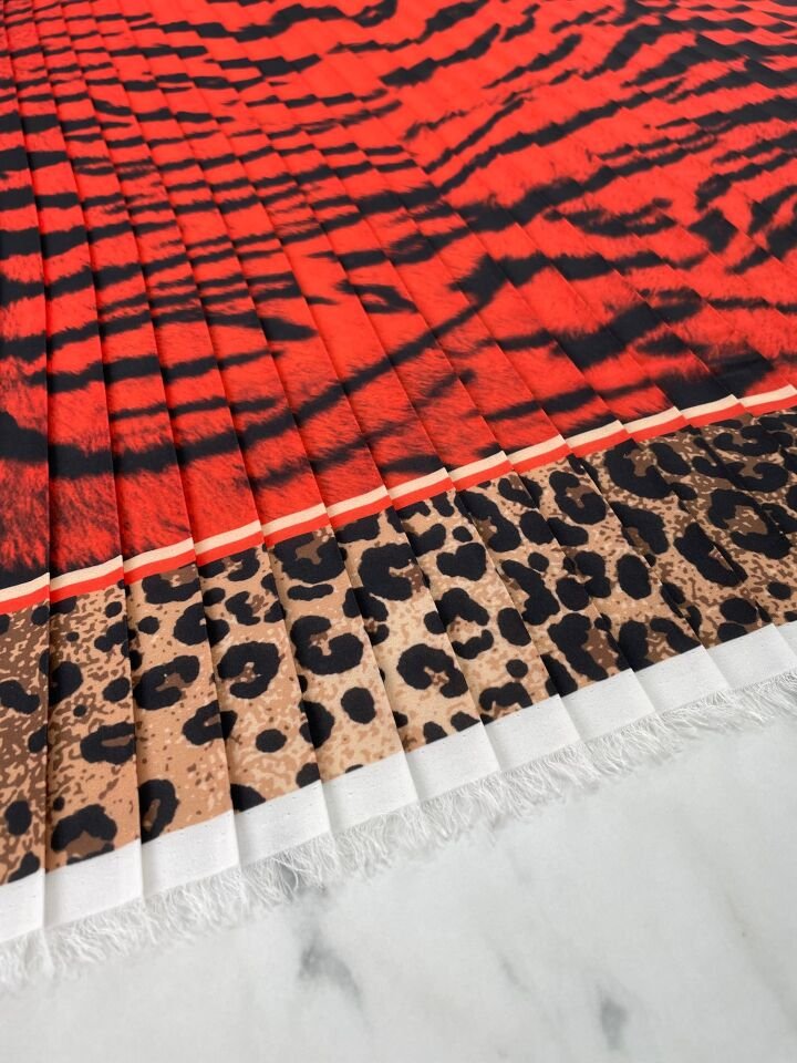 Zepar Desen Ebiselik Eteklik Pilise Şifon Kumaş