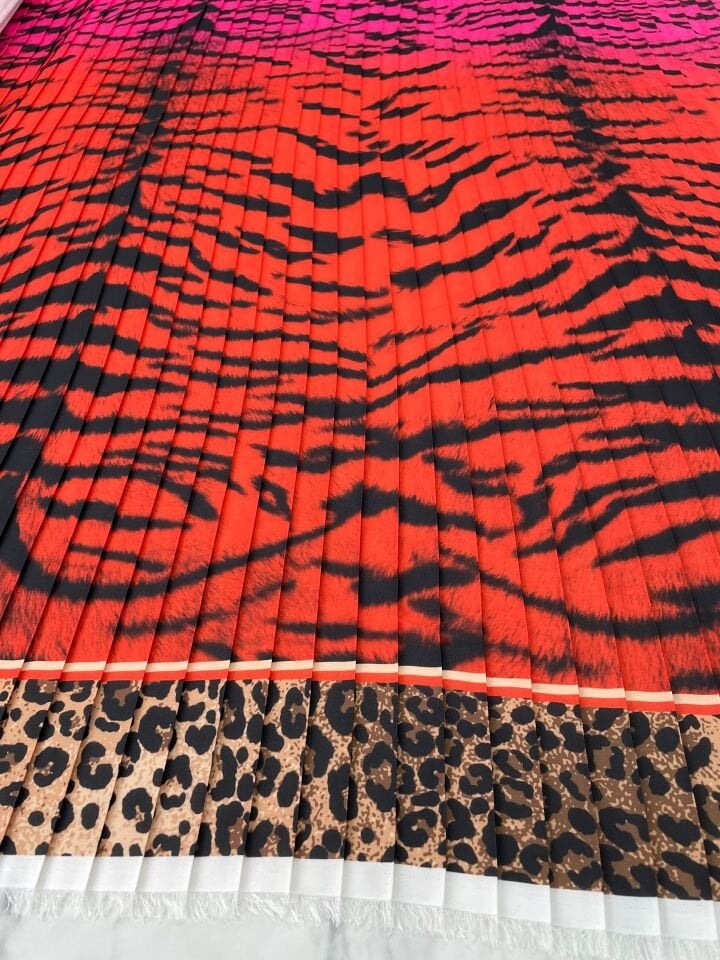 Zepar Desen Ebiselik Eteklik Pilise Şifon Kumaş