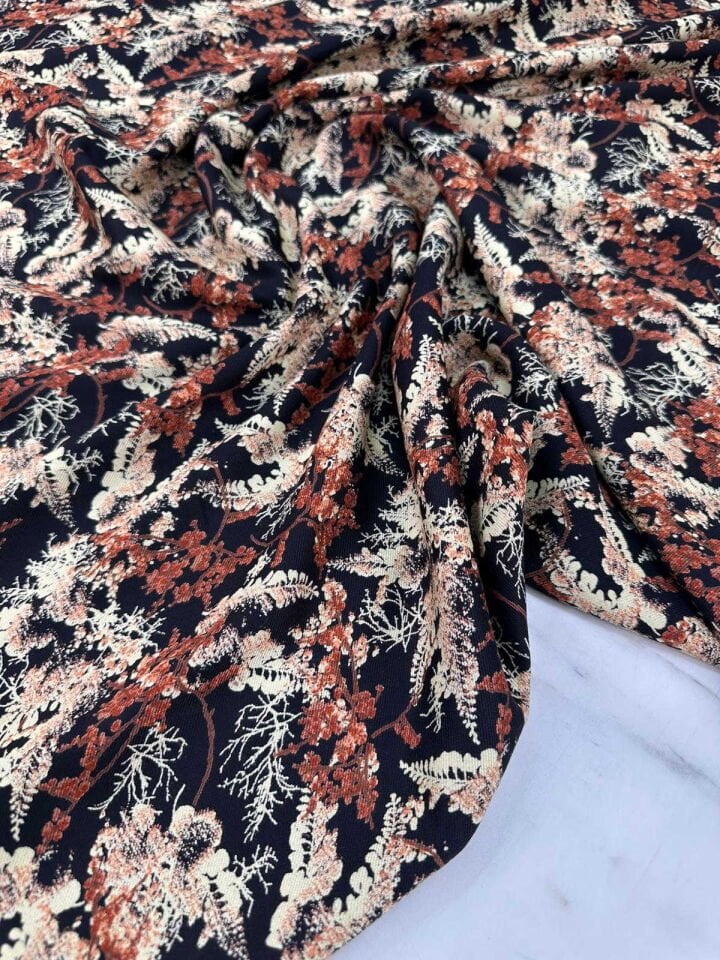 90 CM Dar Kaşmir Viskon Yumuşak Dökümlü