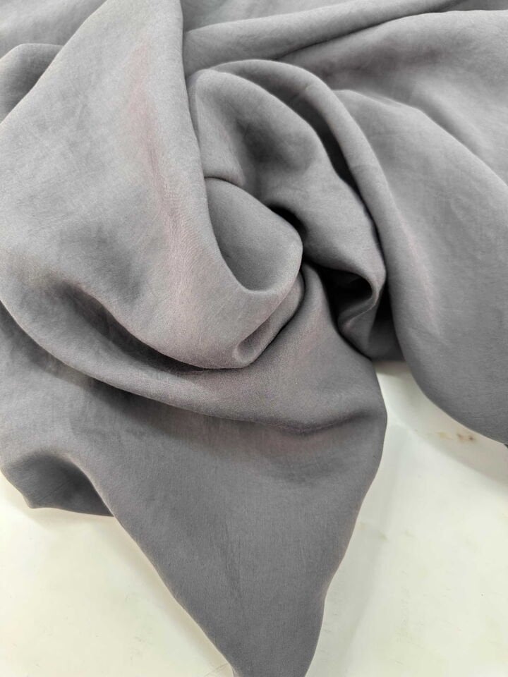 Füme Rengi Modal Kumaş Elbise Pantolon Ceket Abaya